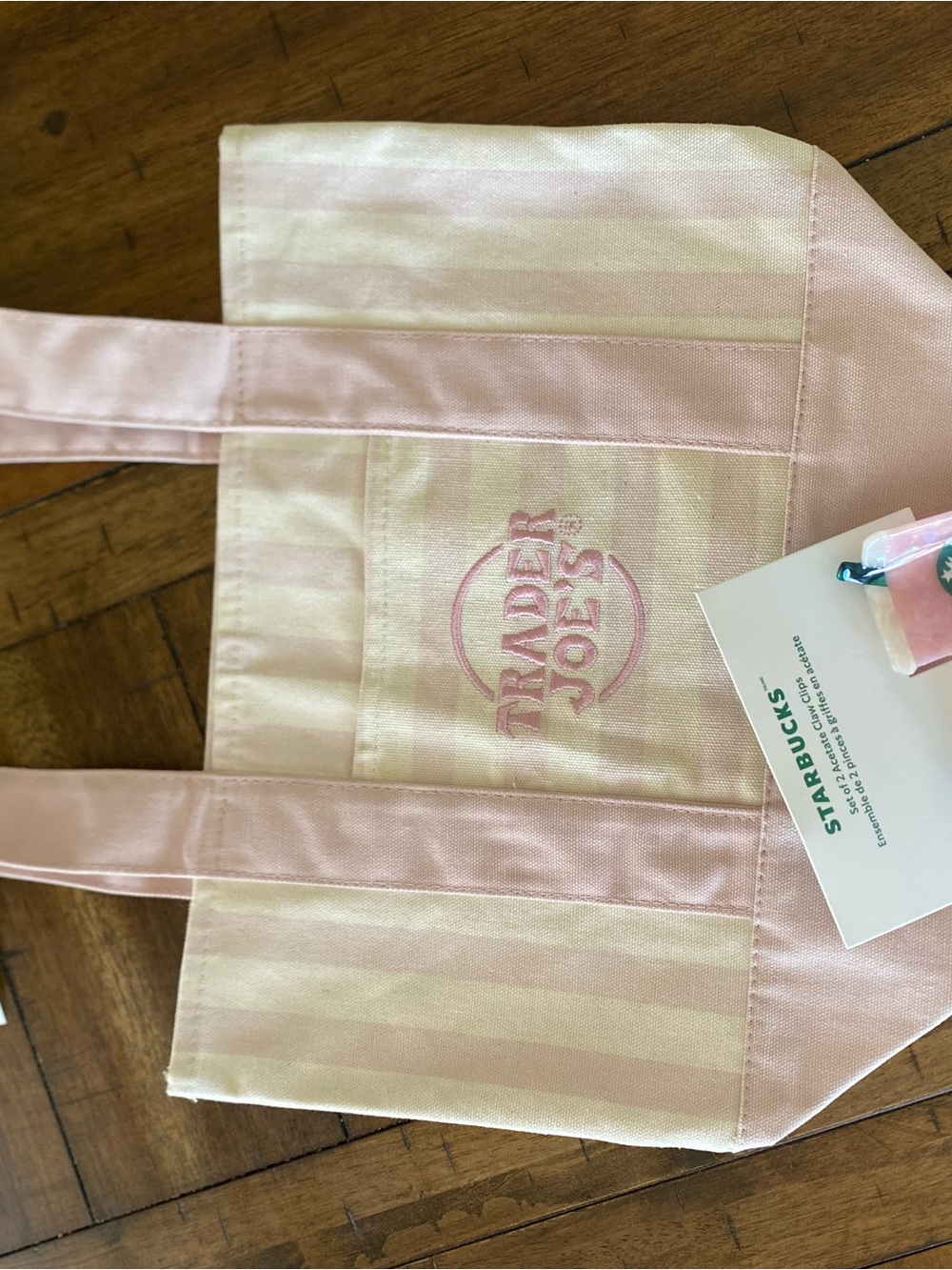 Trader Joe’s & Starbucks Pink Hair Clips - Picture 7 of 7